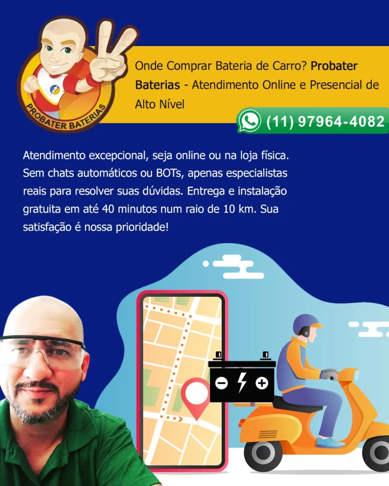 Onde comprar bateria de carro em São Paulo?